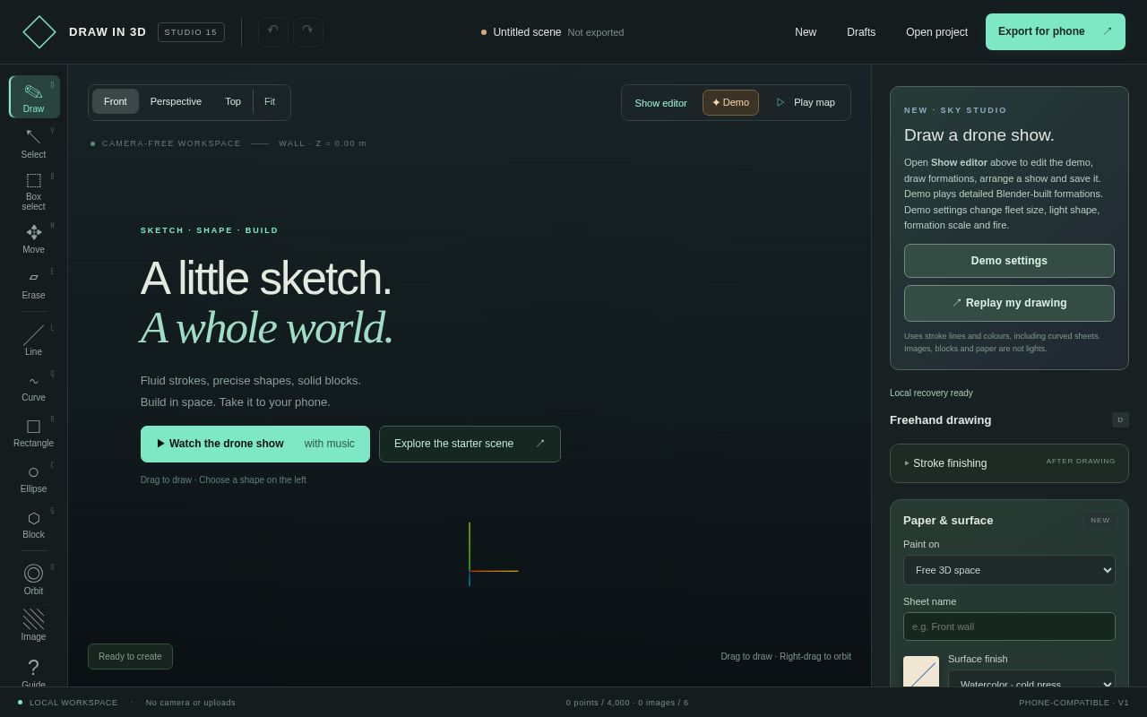 Preview of Draw In 3D