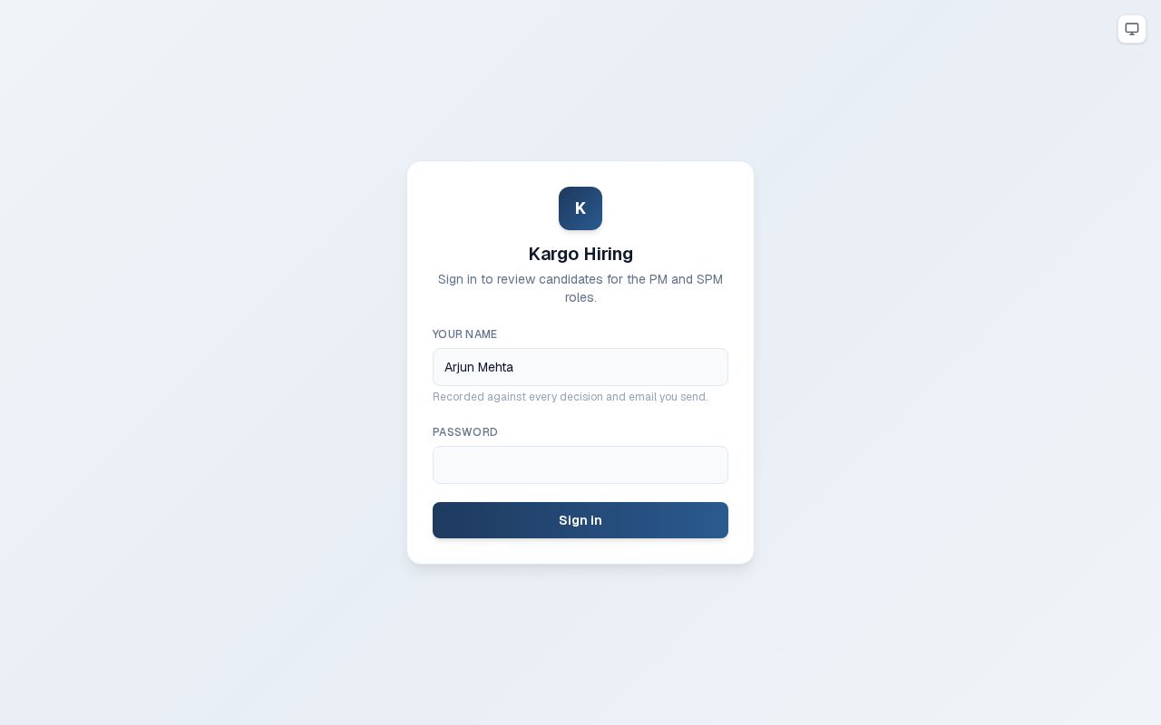 Preview of Kargo Hiring