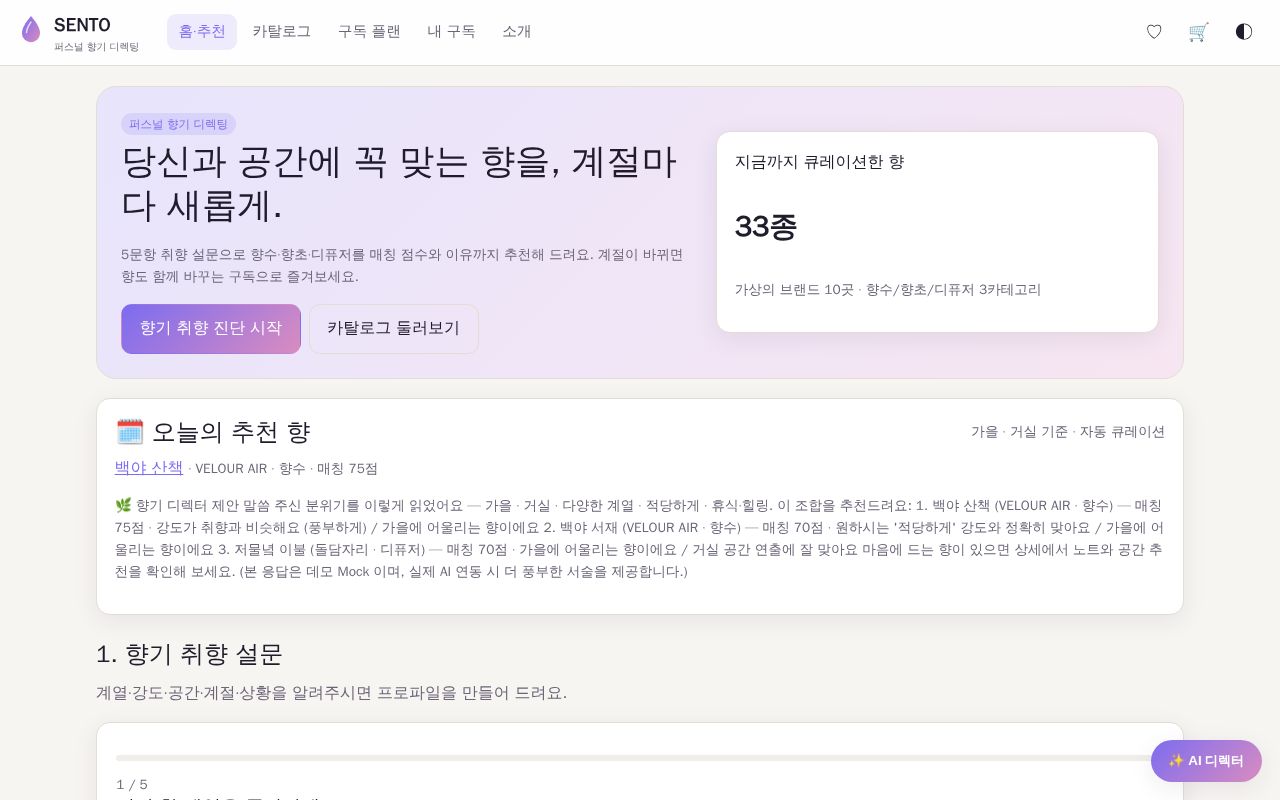 Preview of Fragrance Subscription