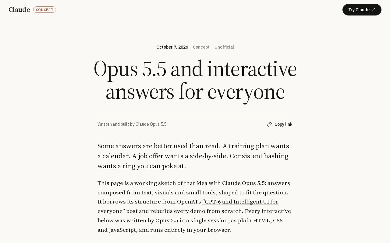 Preview of Opus 5 5 For Everyone