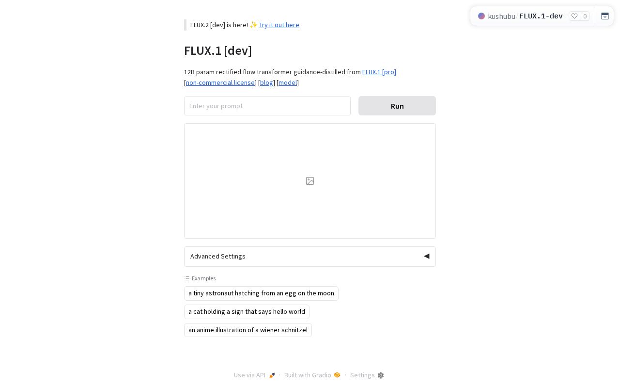 Preview of FLUX.1 [dev]