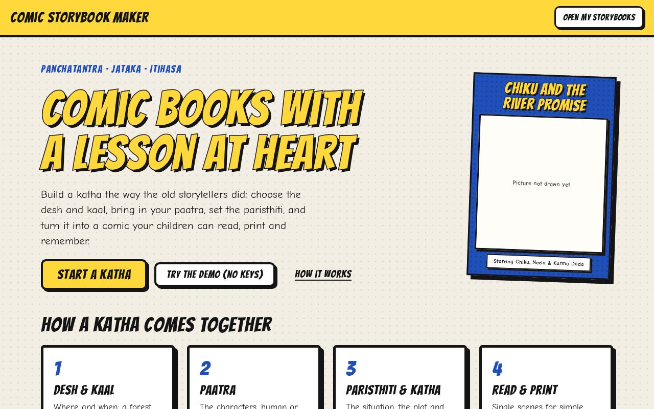 Preview of Comic Storybook Maker