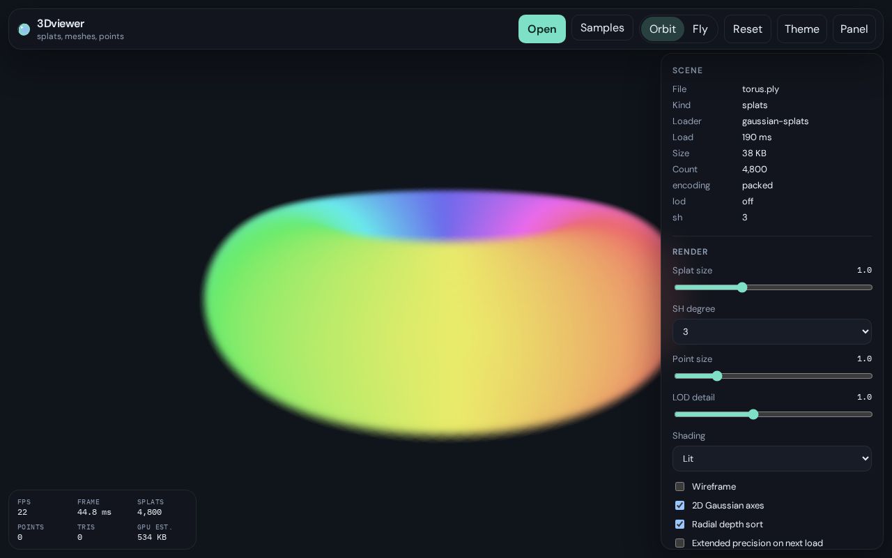 Preview of 3Dviewer