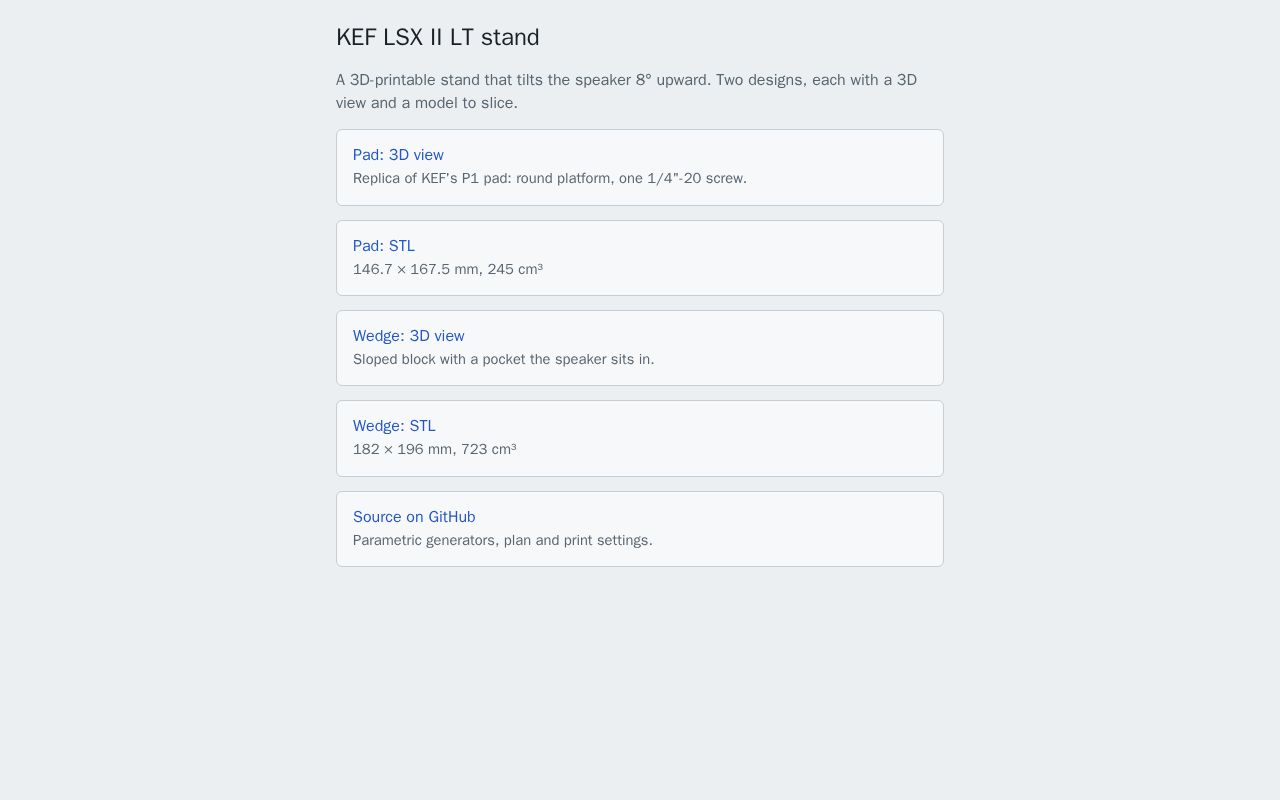 Preview of Kef Stand