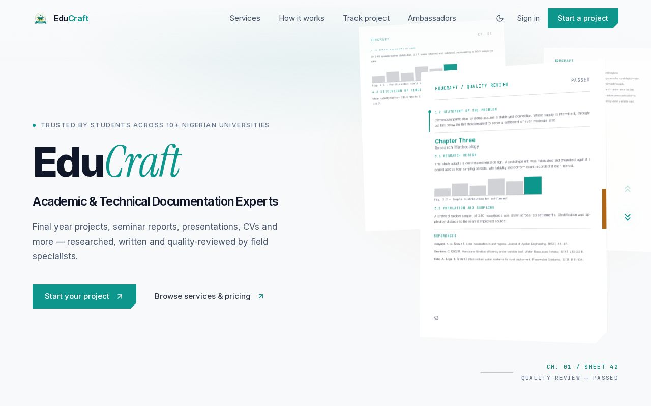 Preview of Educraft