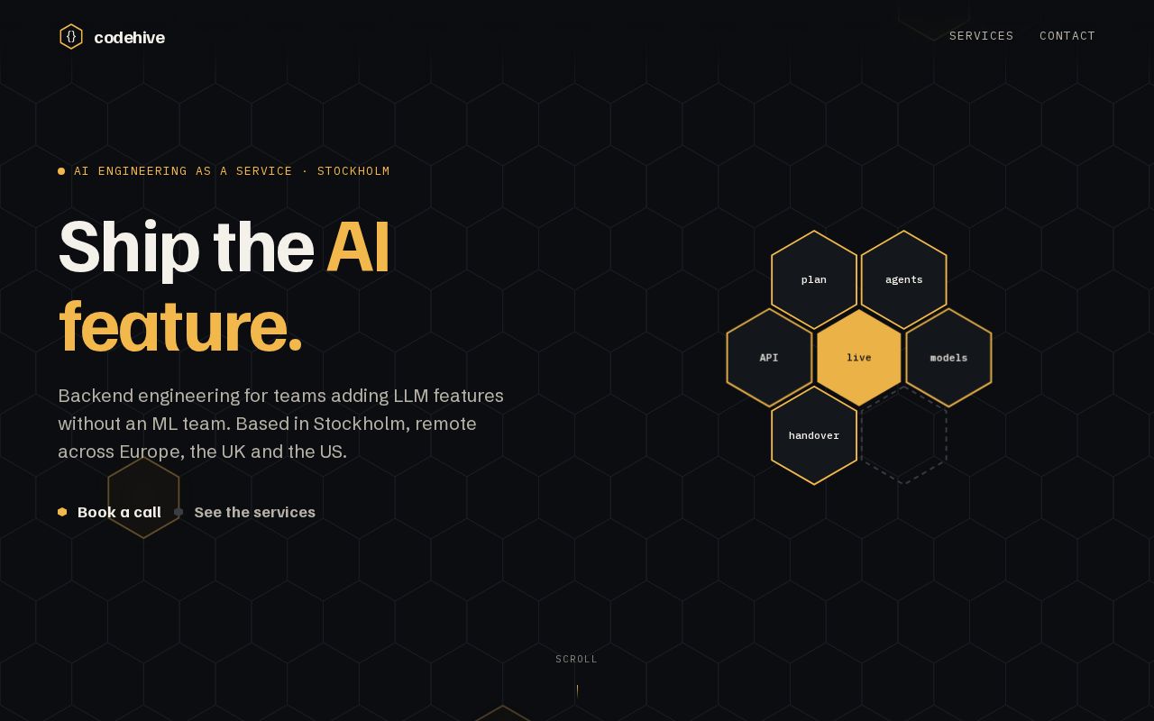 Preview of Codehive Site