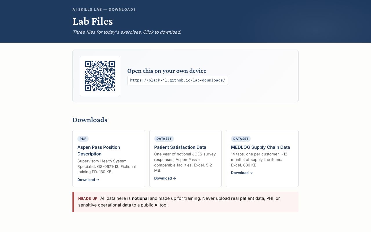 Preview of Lab Downloads