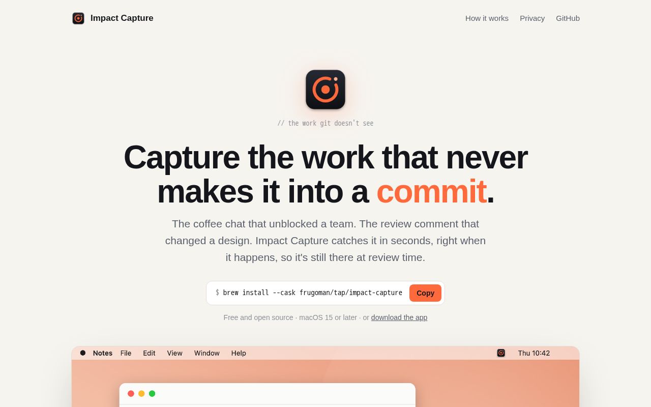 Preview of Impact Capture