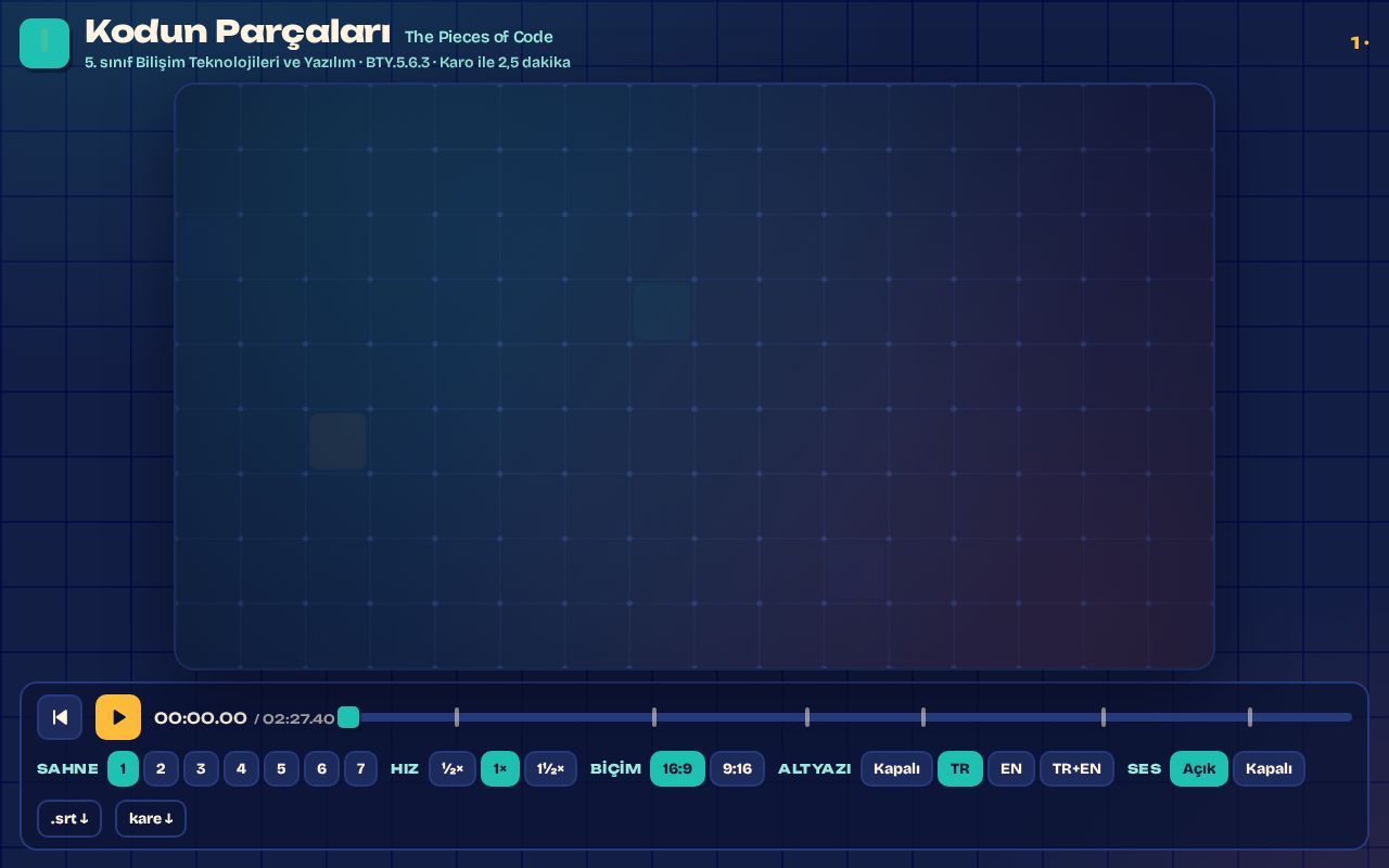 Preview of Kodun Parcalari