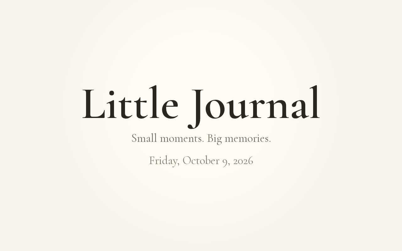 Preview of Little Journal