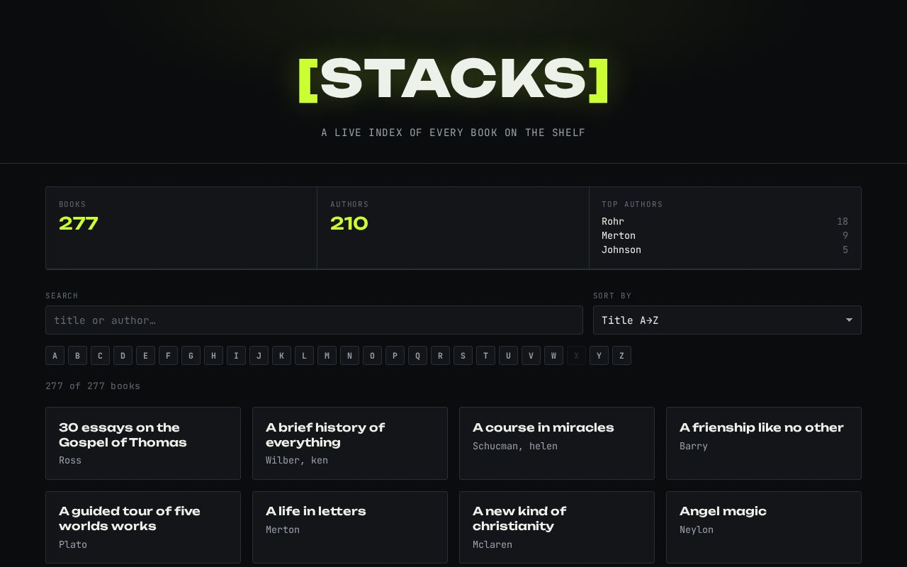 Preview of Books JS List