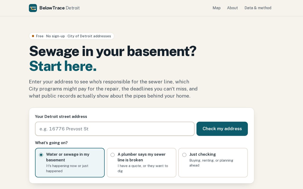 Preview of Belowtrace