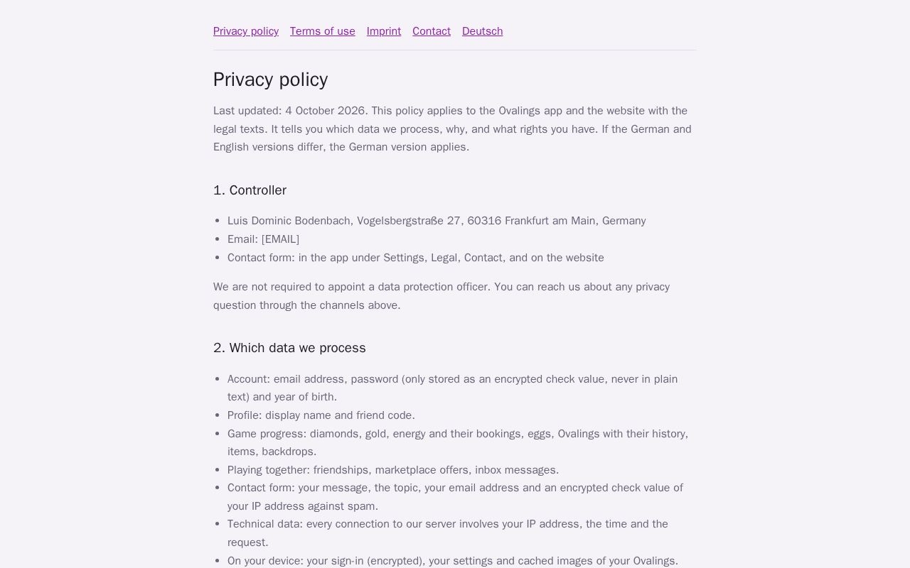 Preview of Ovalings Legal
