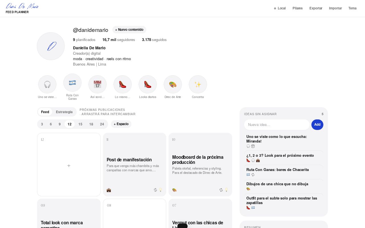 Preview of Feed Planner