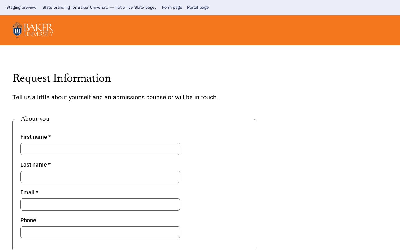 Preview of Baker Slate Template