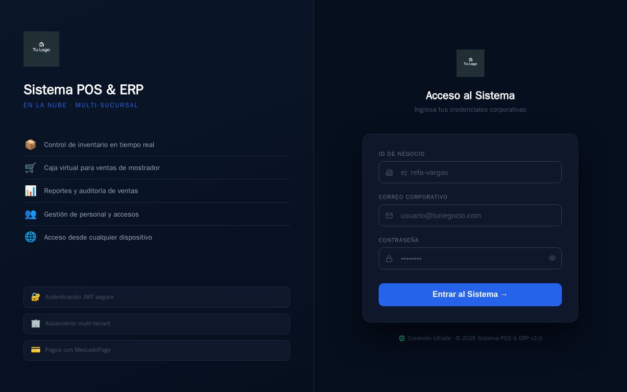 Preview of Cloud Pos Erp Demo