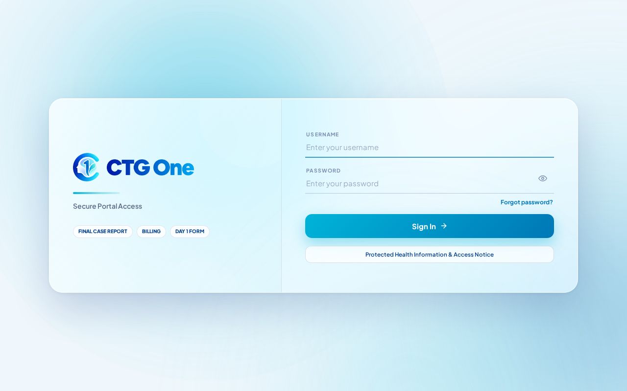 Preview of CTG One Offline