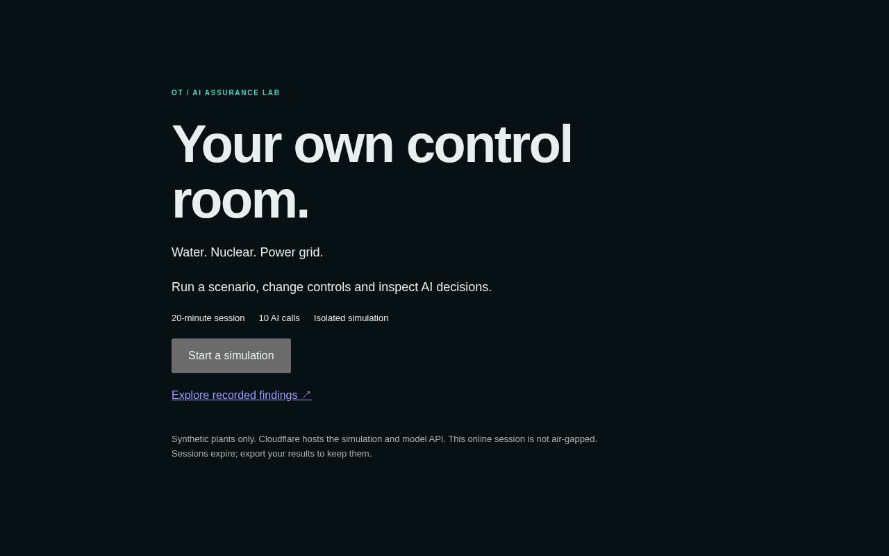 Preview of Ot Ai Assurance Lab