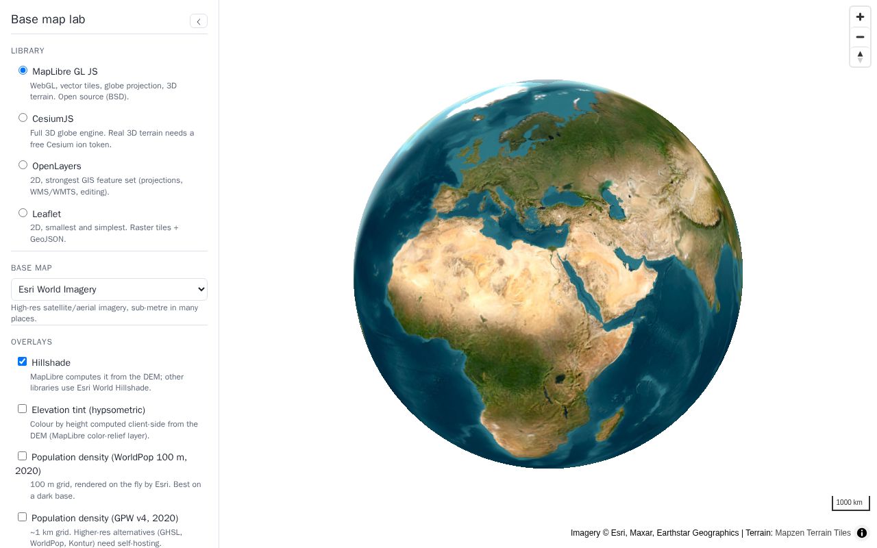 Preview of De Facto World Map