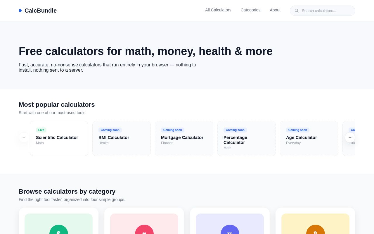 Preview of Calcbundle