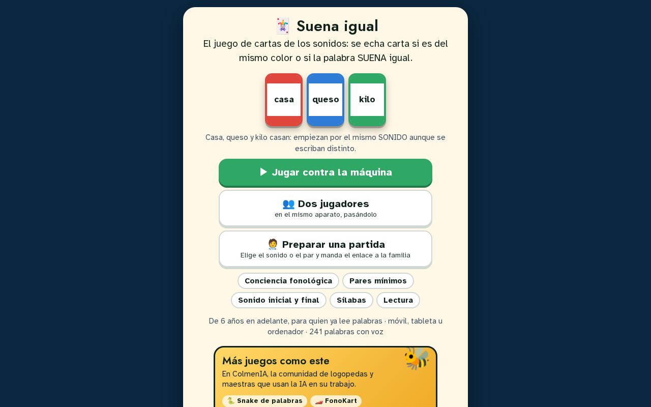 Preview of Suena Igual