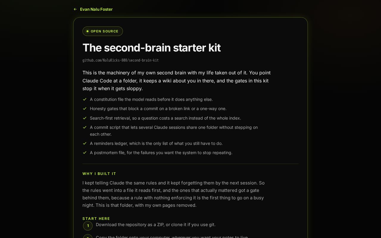 Preview of Second Brain Kit