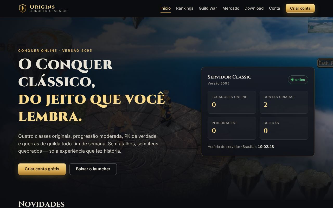 Preview of Origins Launcher