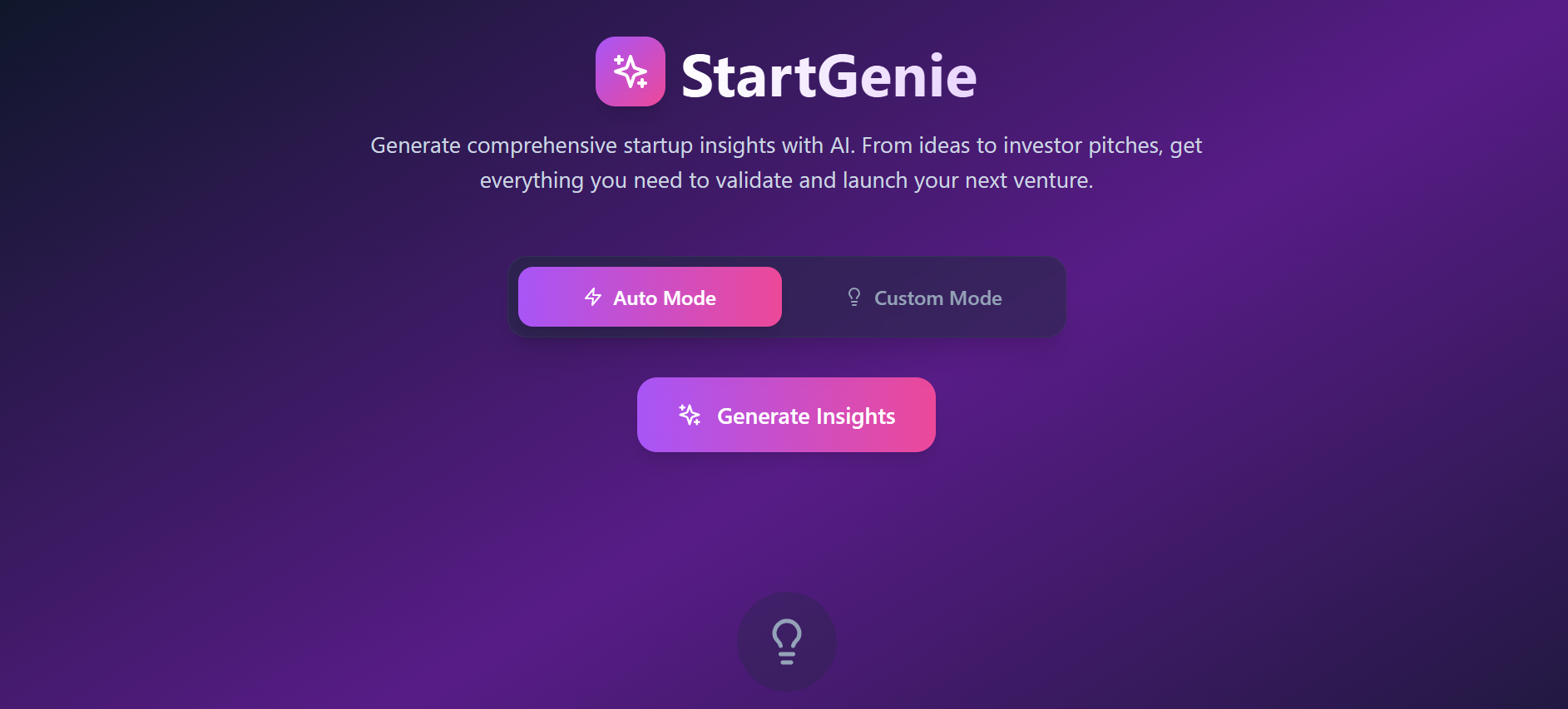 Preview of StartGenie