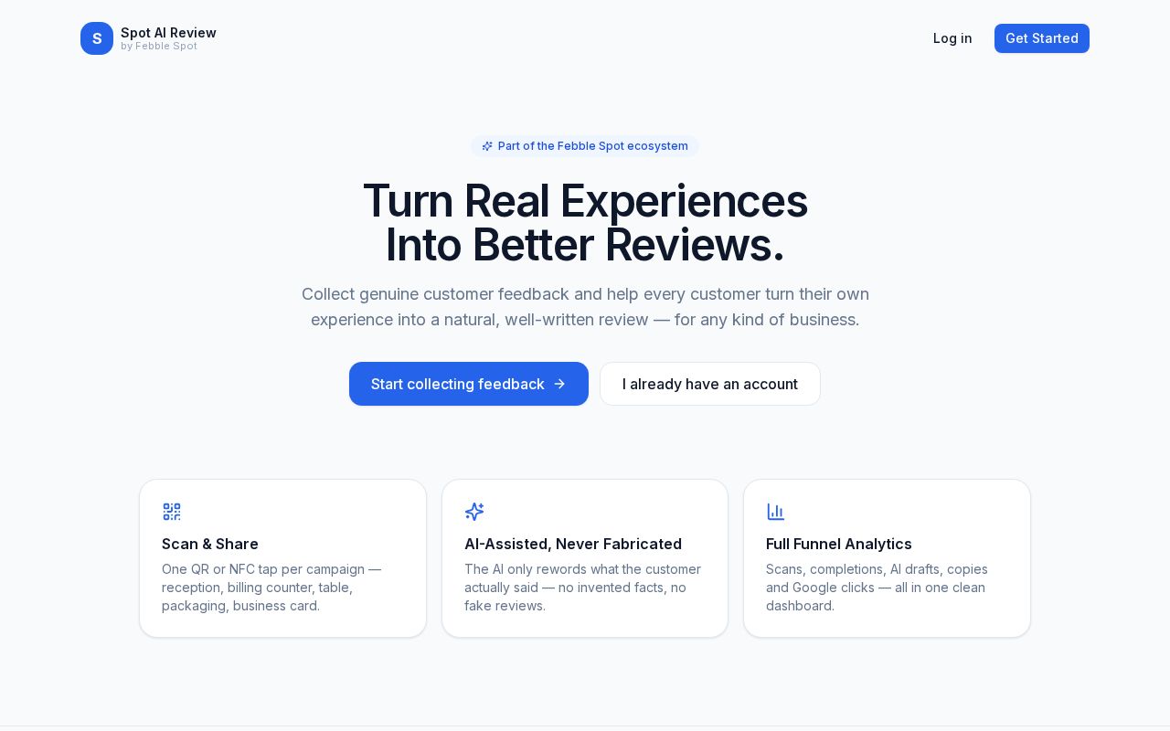 Preview of SpotAiReview