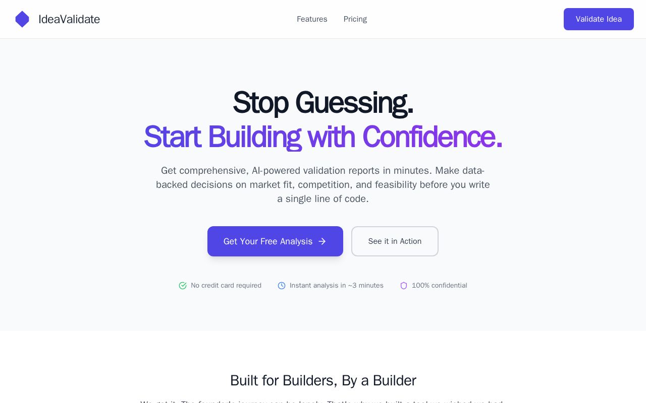 Preview of Idea Validate