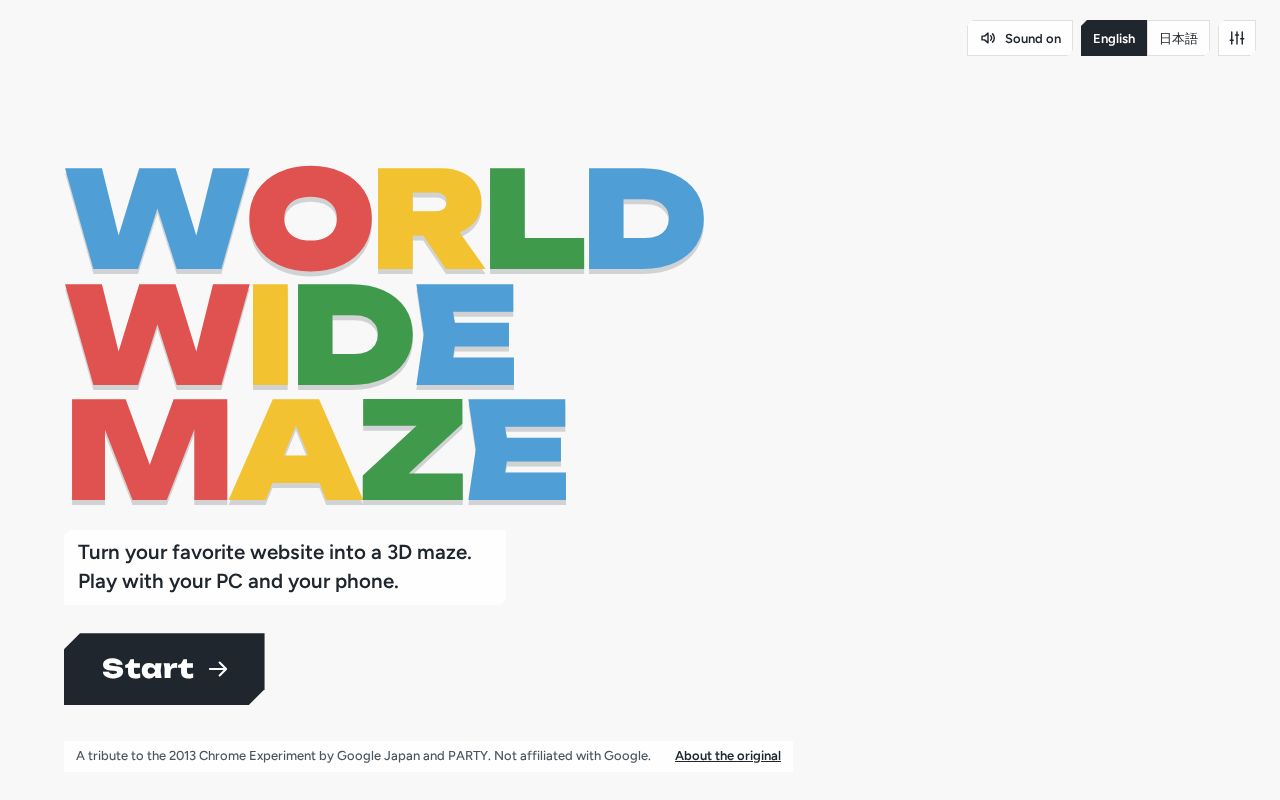 Preview of World Wide Maze