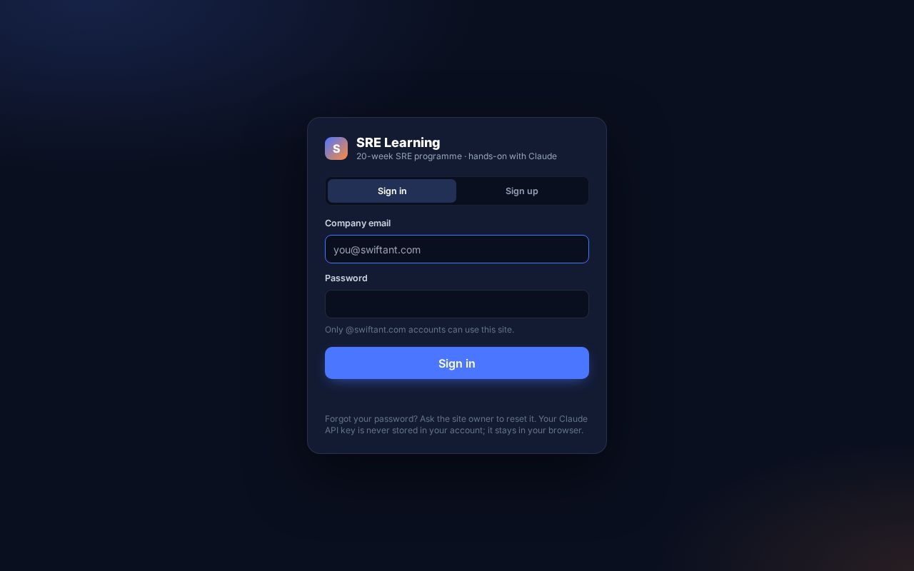 Preview of SRE Learning
