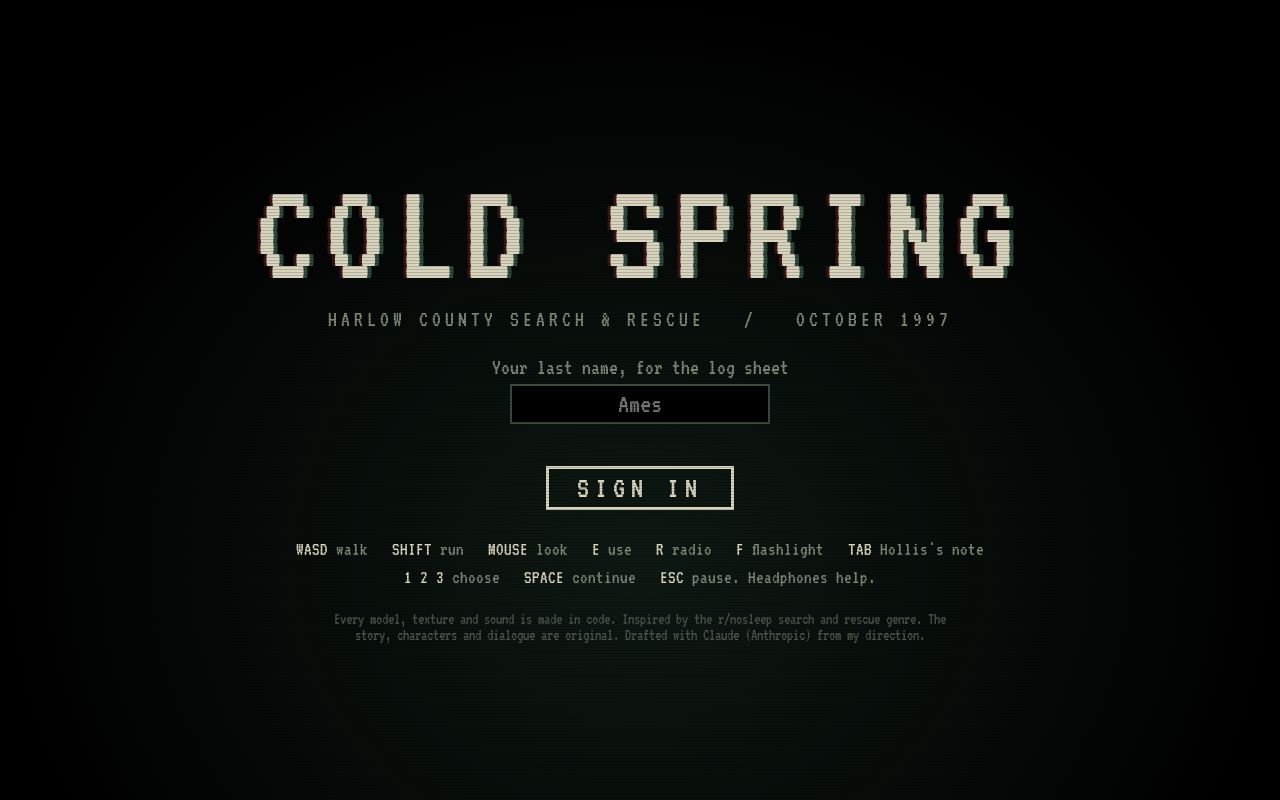 Preview of Cold Spring