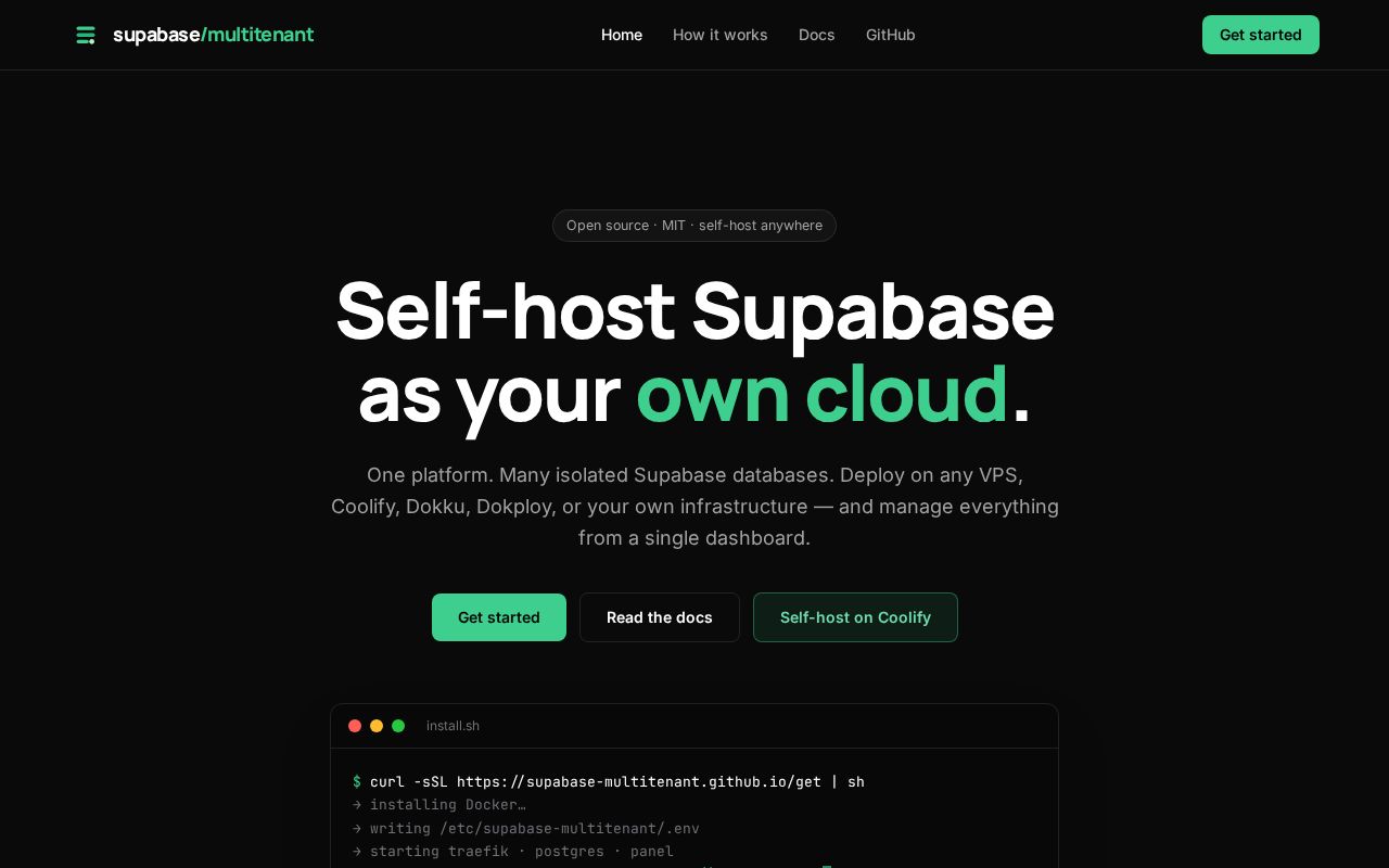 Preview of Supabase Multitenant