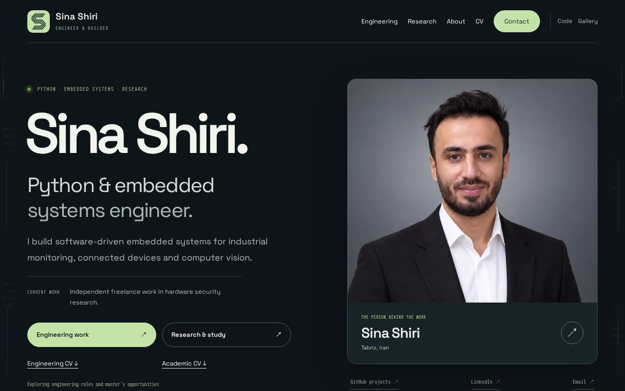 Preview of Sinashiry Github Io