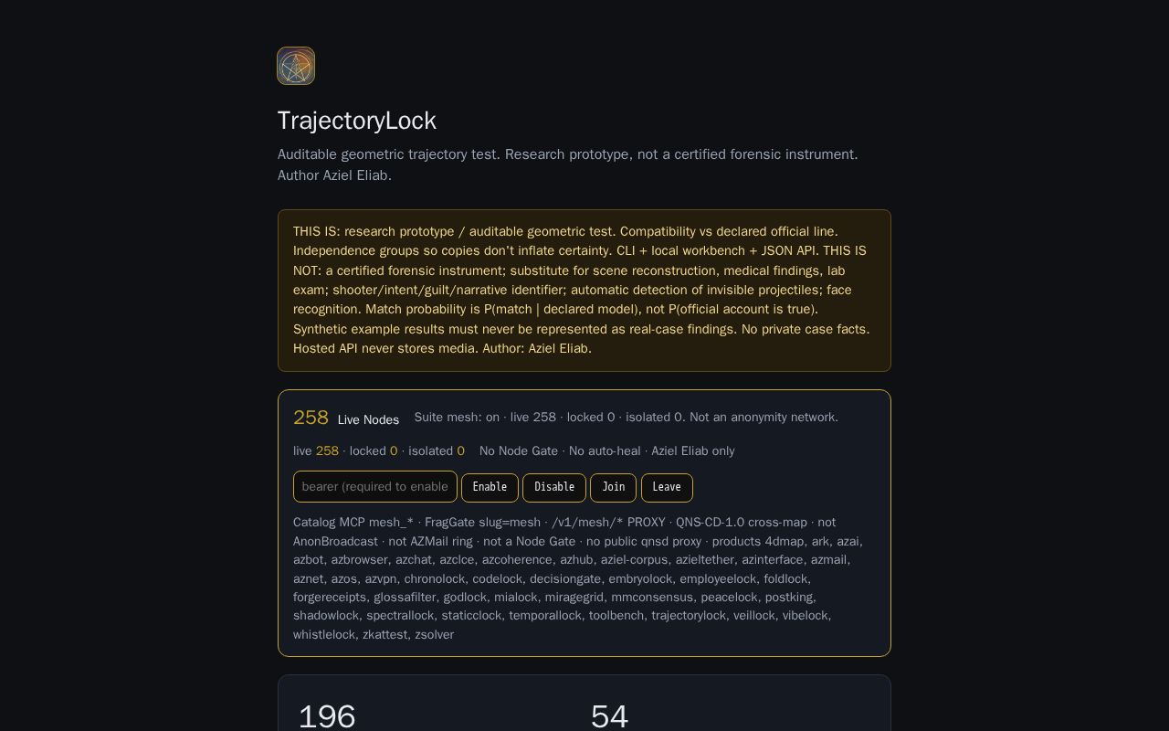 Preview of Trajectorylock