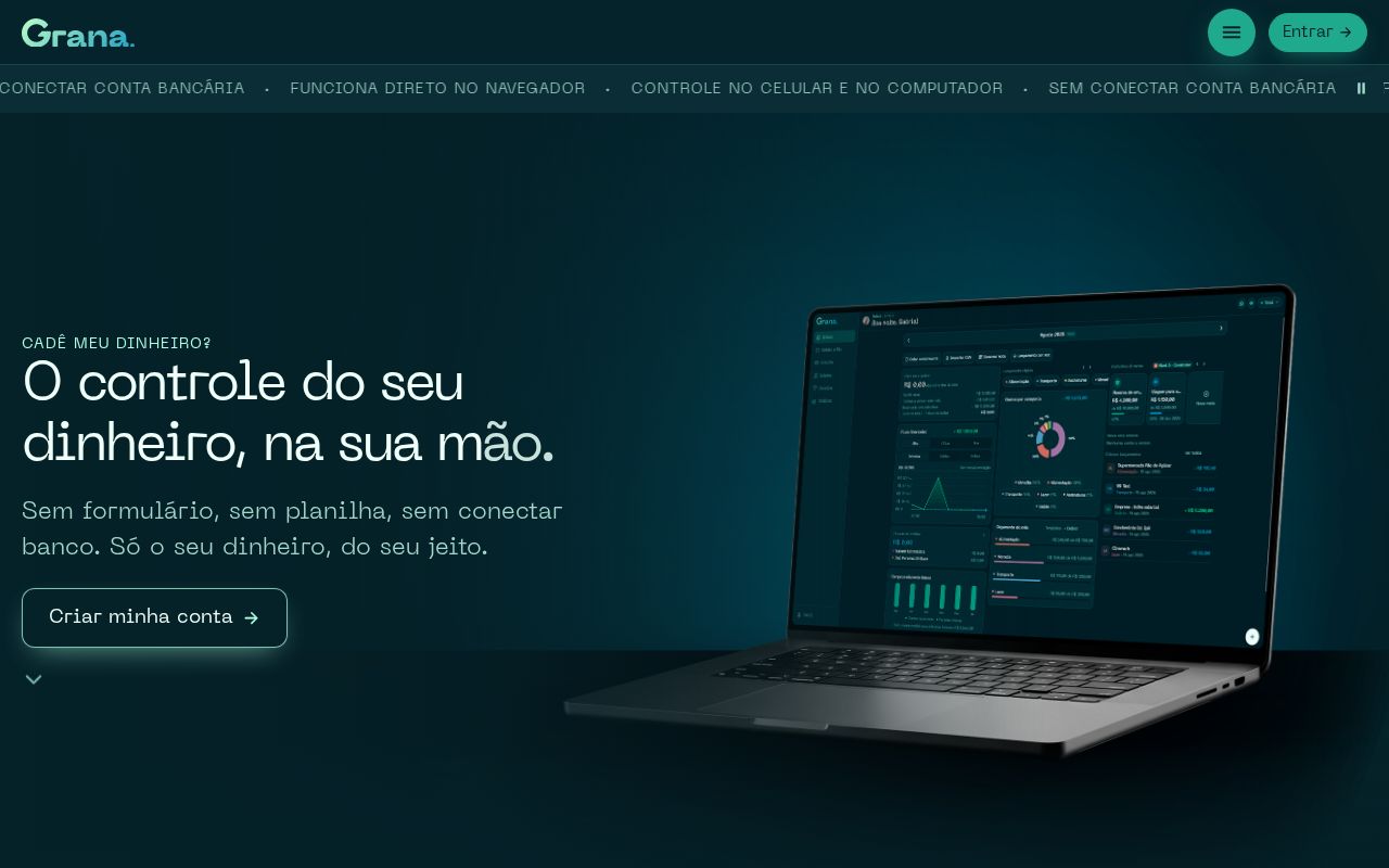 Preview of Aplicativo de gestão financeira