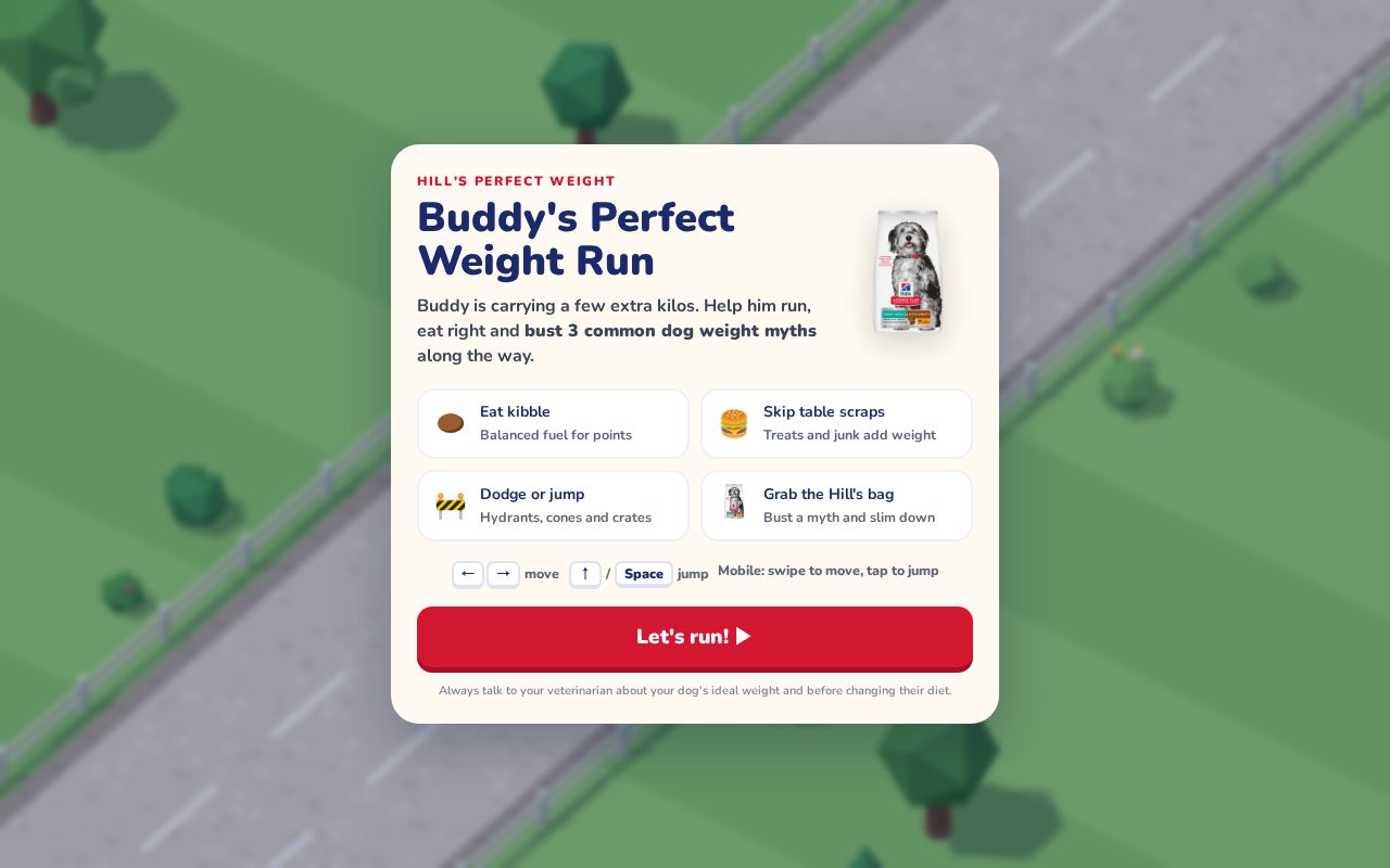 Preview of Buddy's Perfect Weight Run