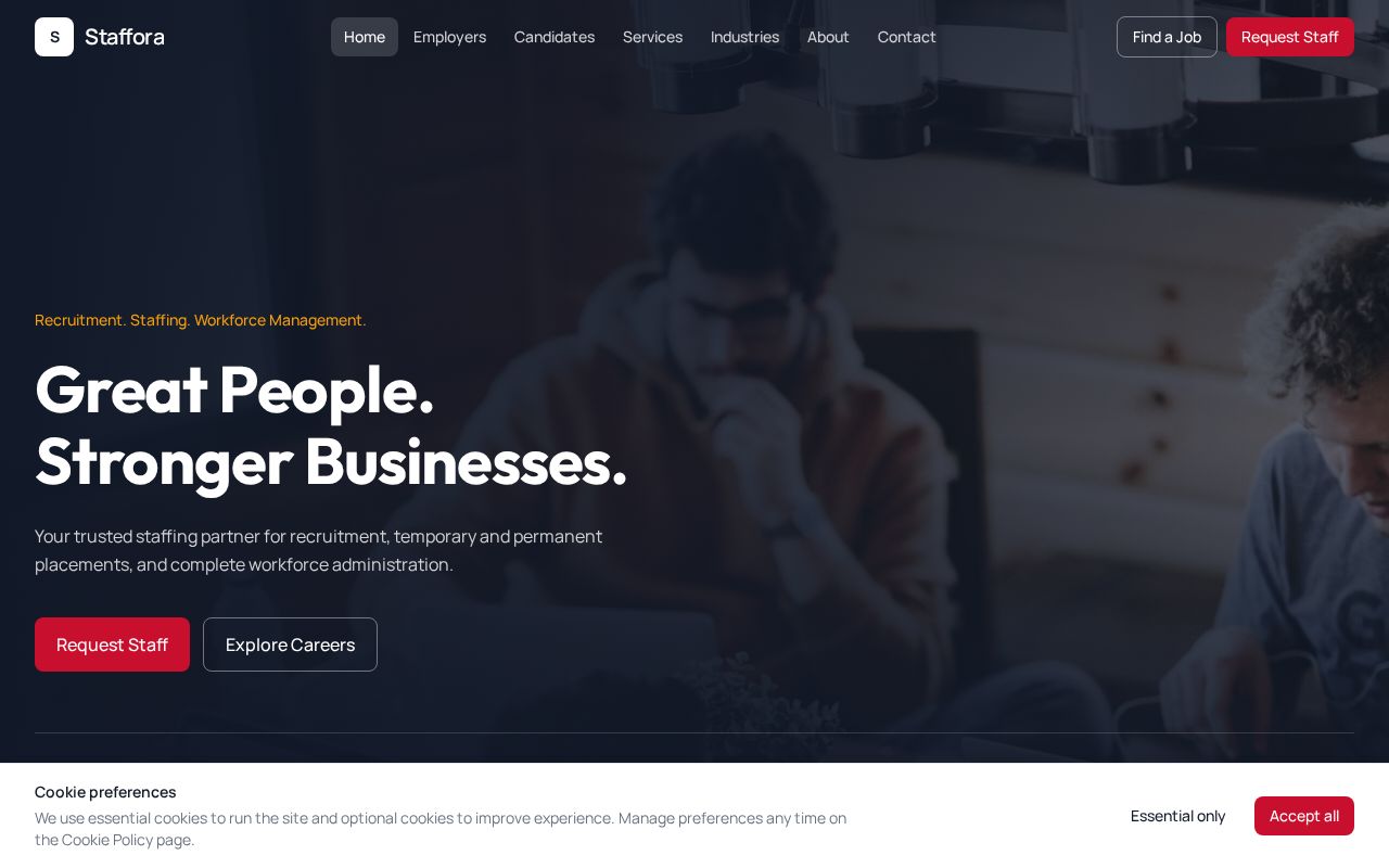 Preview of Recruitment Staffing Platform