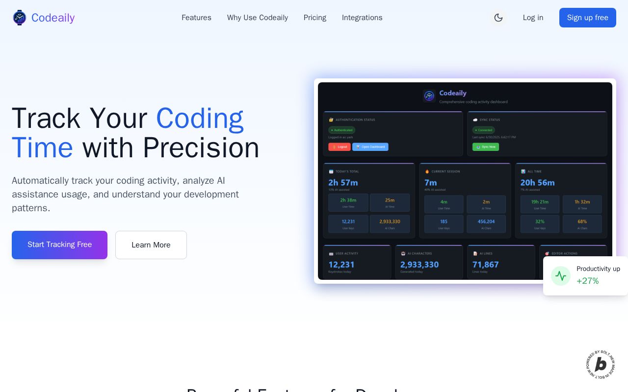 Preview of Codeaily - Measuring Human + AI Coding Power