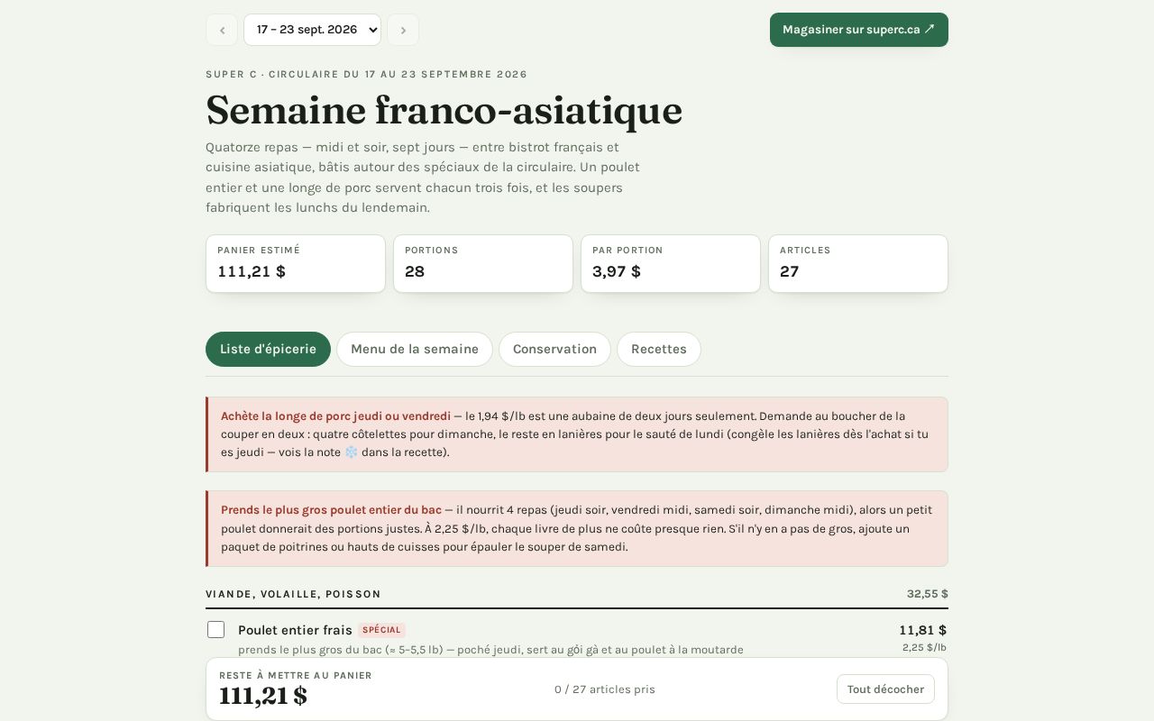 Preview of Semaine Superc
