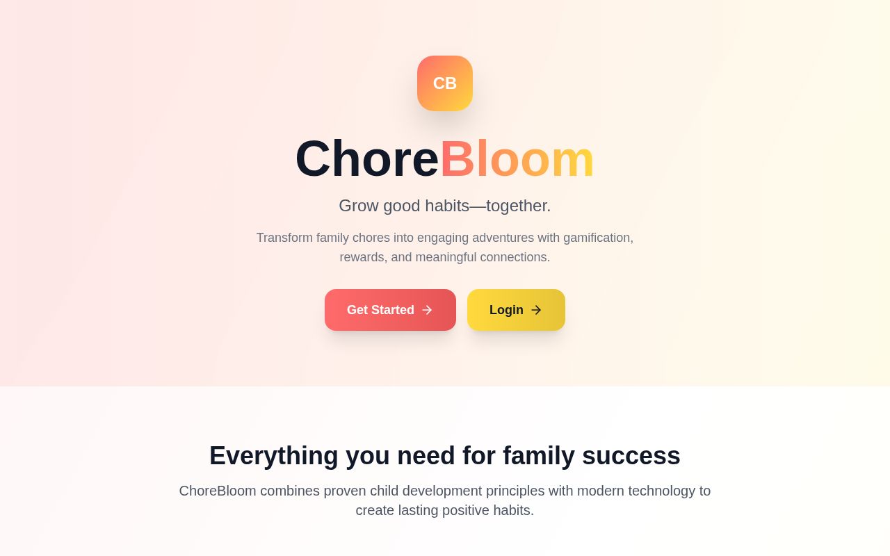Preview of ChoreBloom