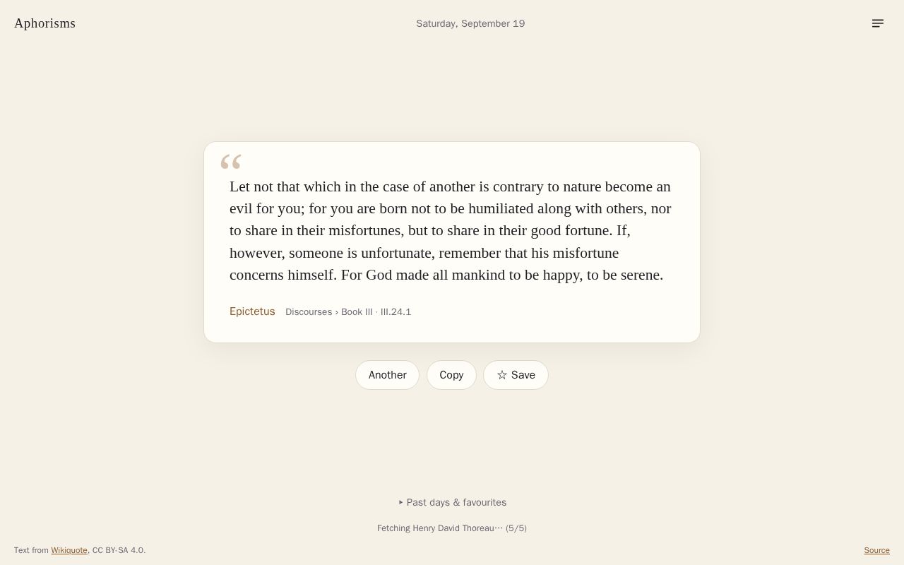 Preview of Aphorisms