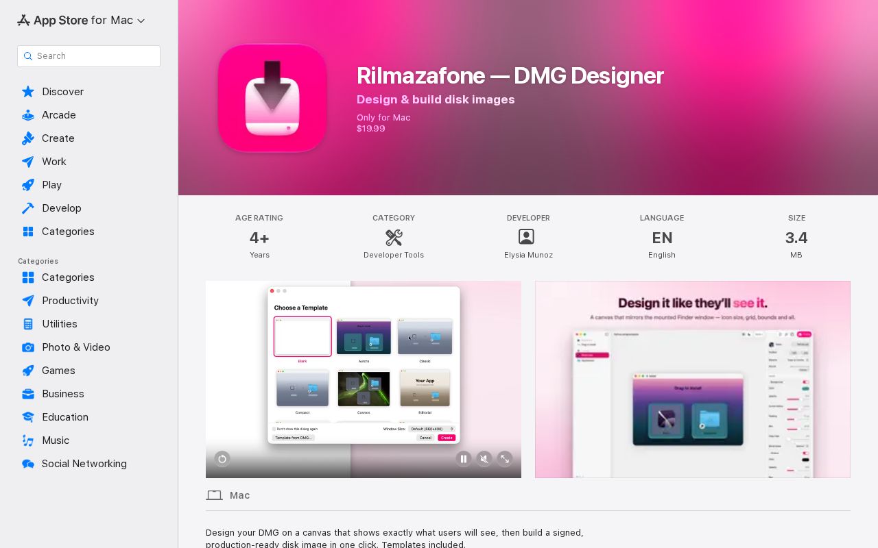 Preview of Rilmazafone — DMG Designer