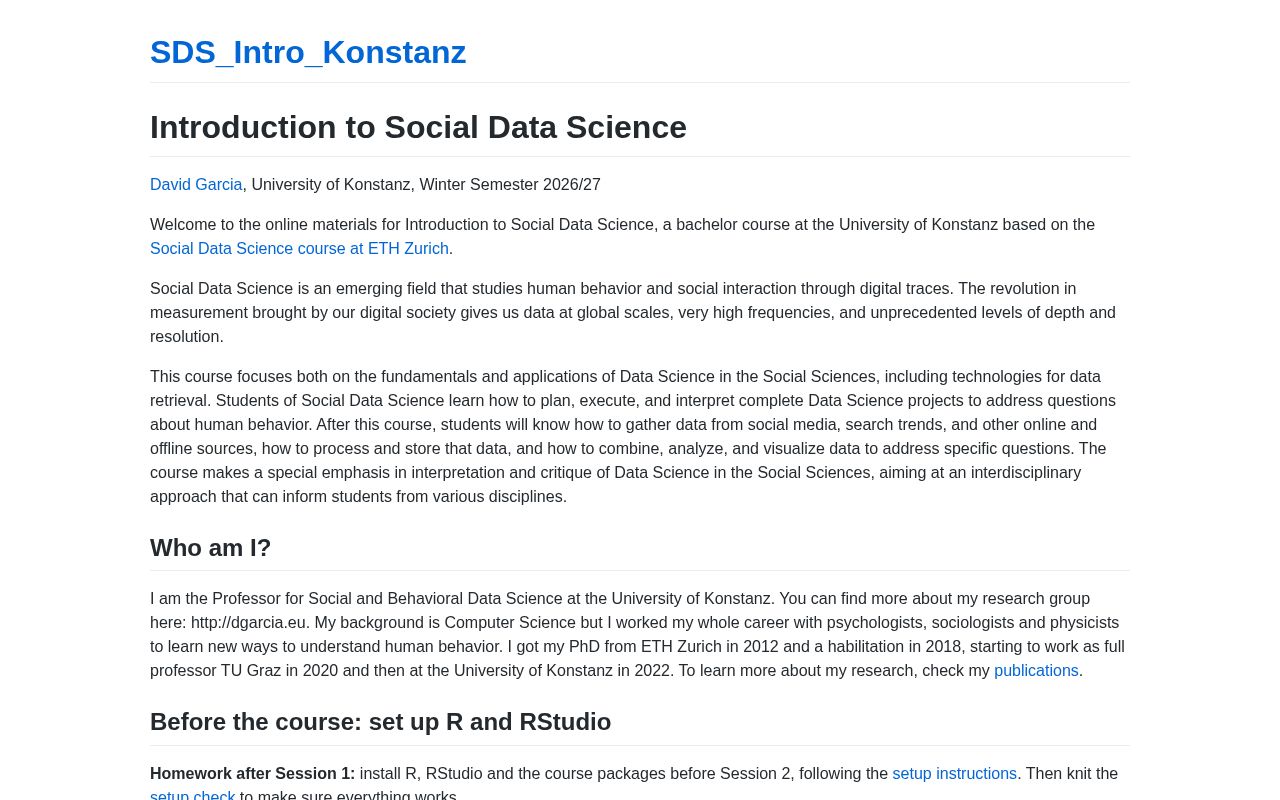 Preview of Introduction to Social Data Science