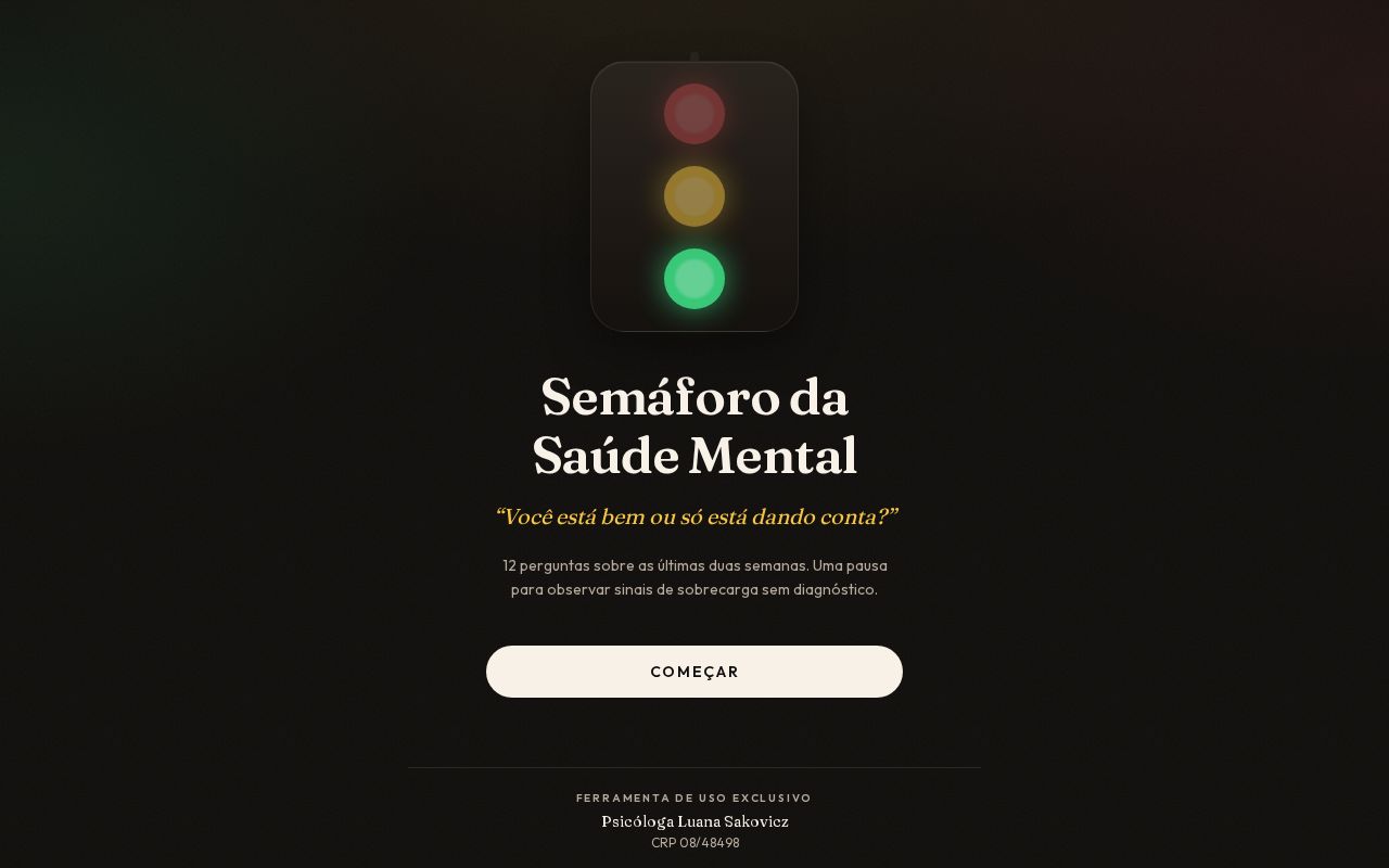 Preview of Semaforo Saude Mental