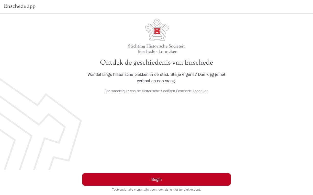 Preview of Enschede app