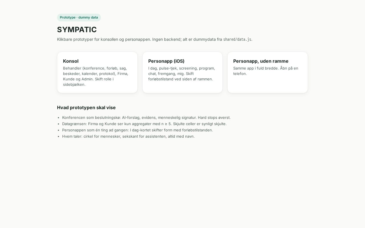 Preview of SYMPATIC prototyper