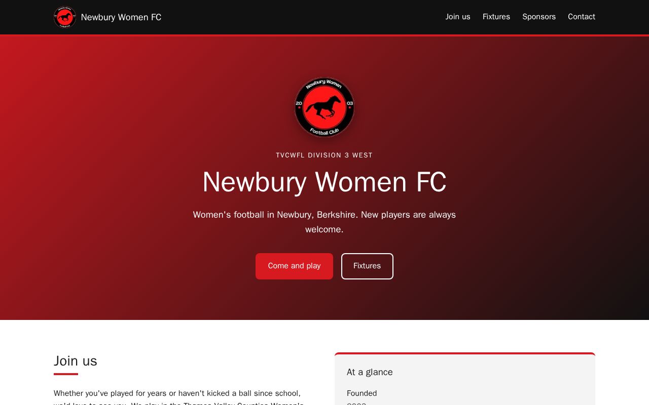 Preview of Newbury Women Fc