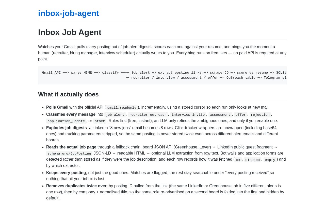 Preview of Inbox Job Agent